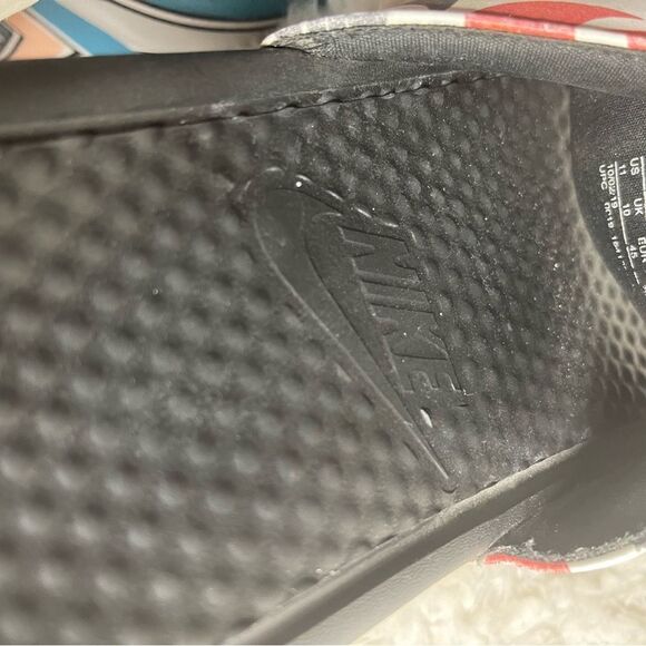 Nike Mens Benassi logo Print Slides sandals SZ11 - Picture 10 of 11